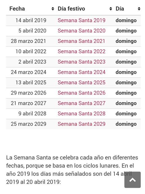 cuando es semana santa 2024 en colombia